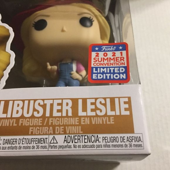 NEW Parks & Recreation Filibuster Leslie Mona-Lisa Funko Pop Figures - Picture 3 of 15